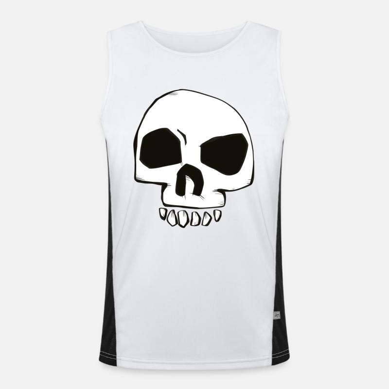 skull Débardeur respirant contrasté Homme 