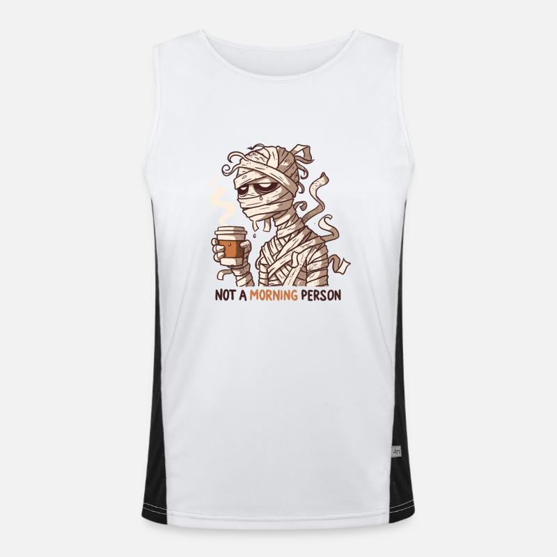 Morgenmumie Funktionelles Kontrast-Tank Top für Männer 
