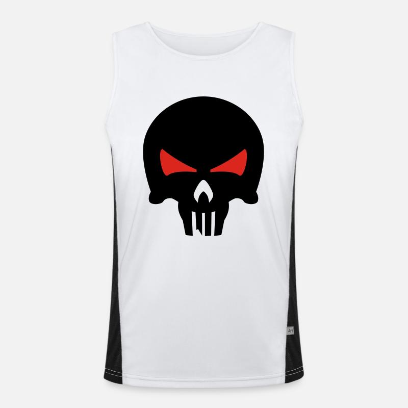 bone head Funktionelles Kontrast-Tank Top für Männer 
