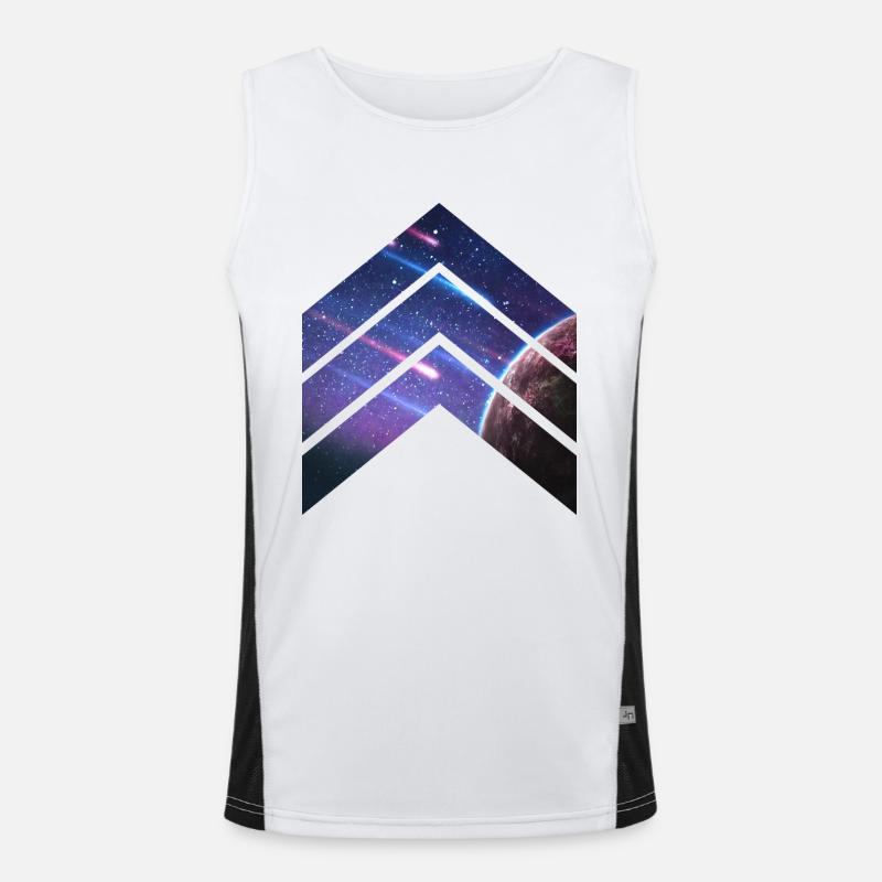 meteor Galaxy Men's Functional Contrast Tank Top 