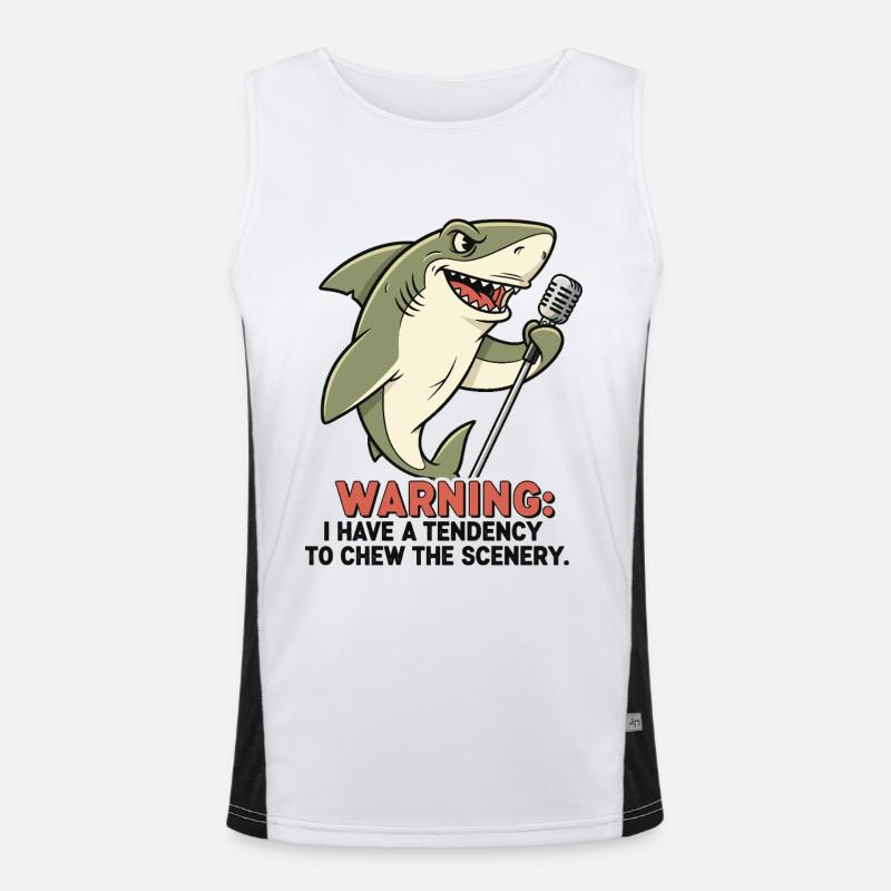 Requin de scène Débardeur respirant contrasté Homme 