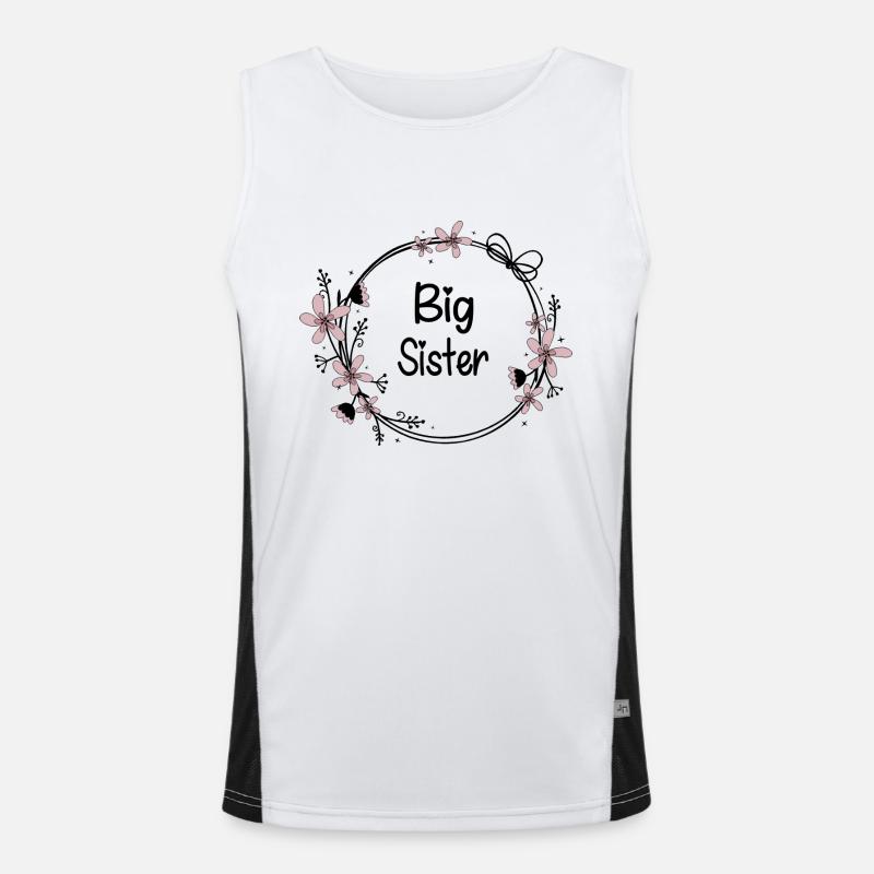 Big Sister Funktionelles Kontrast-Tank Top für Männer 
