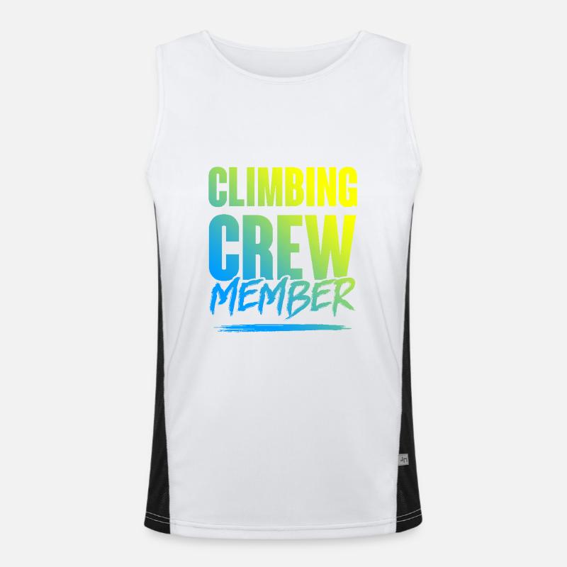 Climbing Crew Funktionelles Kontrast-Tank Top für Männer 