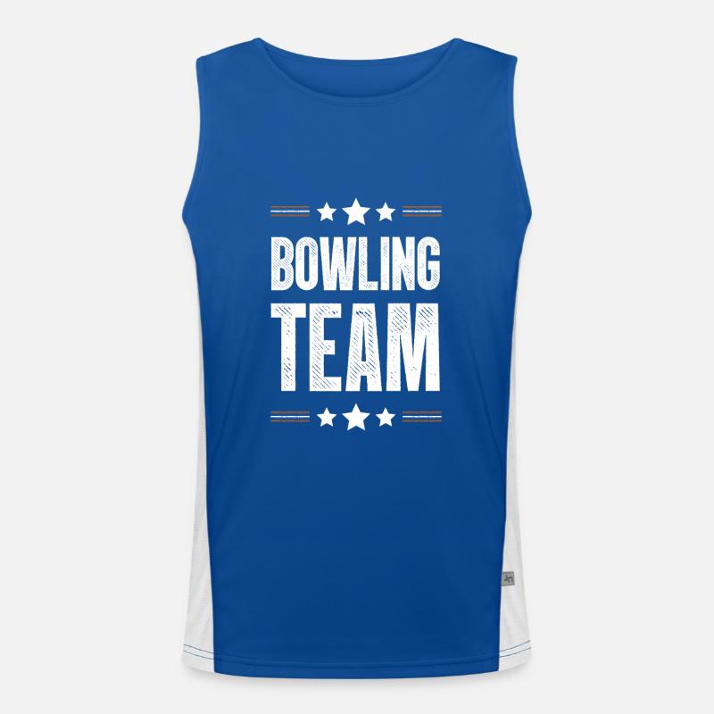 Équipe de bowling Débardeur respirant contrasté Homme 
