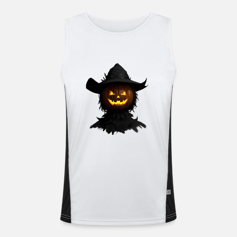 Jack-o-lantern Men's Functional Contrast Tank Top 