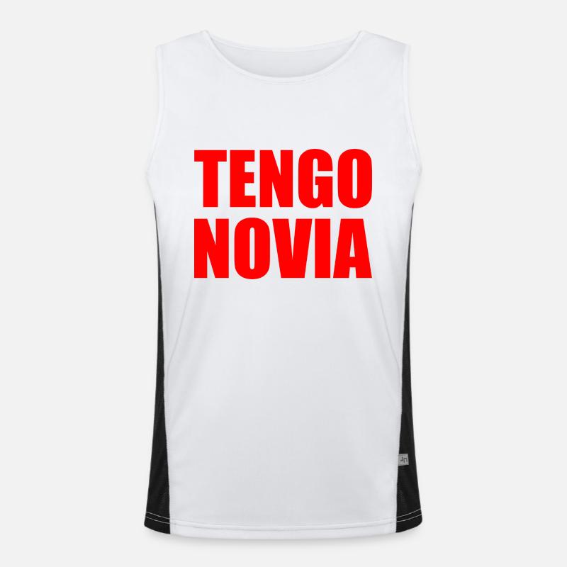 Ich habe eine Freundin Funktionelles Kontrast-Tank Top für Männer 