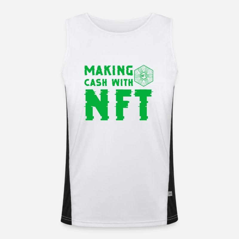 Making cash with NFT Débardeur respirant contrasté Homme 