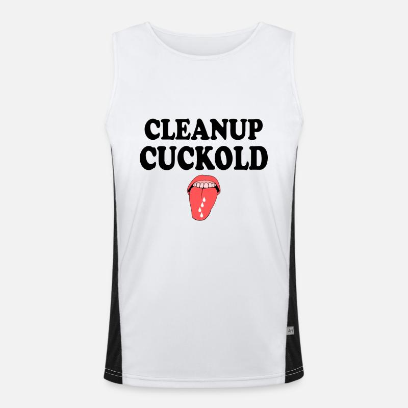 cornuto Canotta sportiva da uomo in contrasto cromatico 