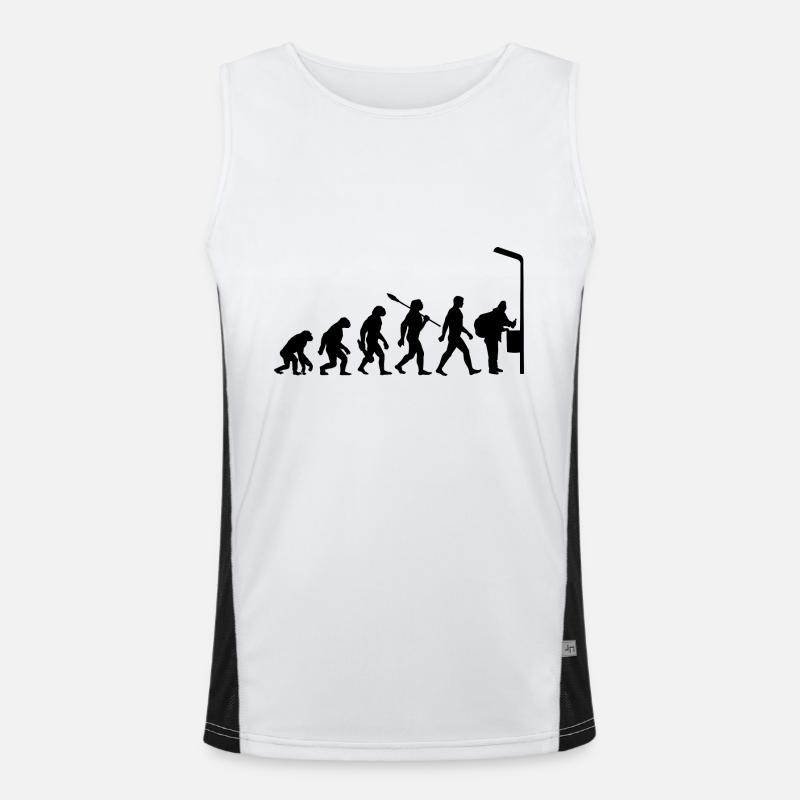 Evolution - Collecting Bottles - Poverty Men's Functional Contrast Tank Top 