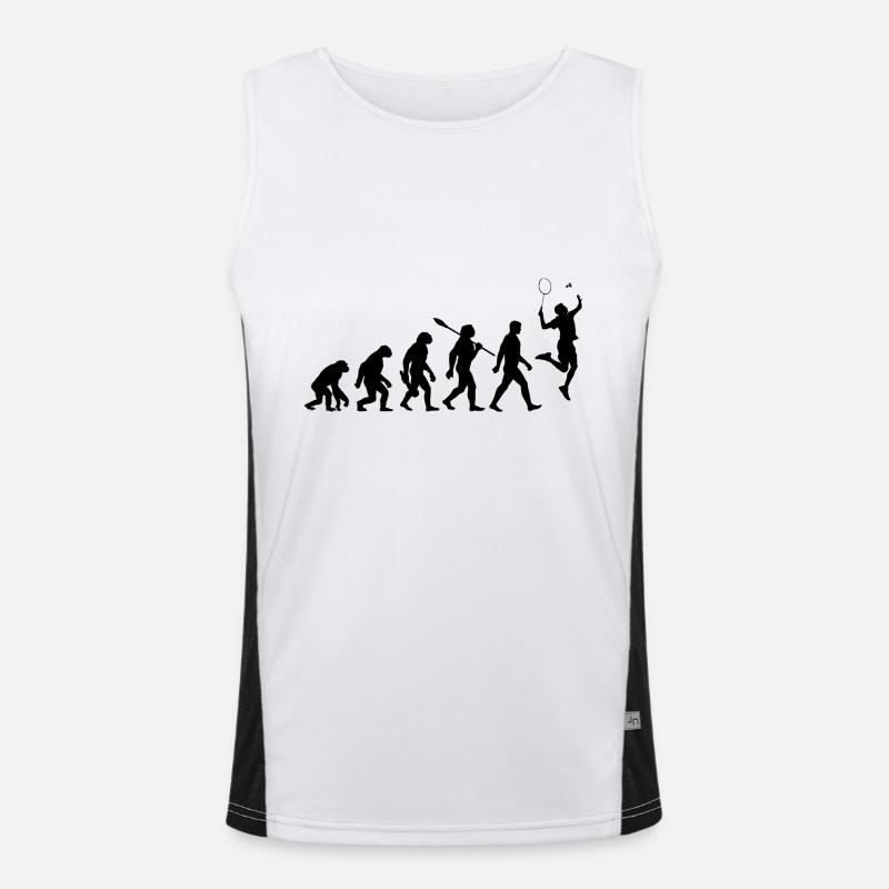 Evolution - Badminton - Sport Funktionelles Kontrast-Tank Top für Männer 