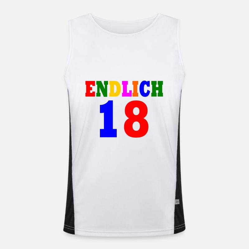 Endlich 18 Funktionelles Kontrast-Tank Top für Männer 