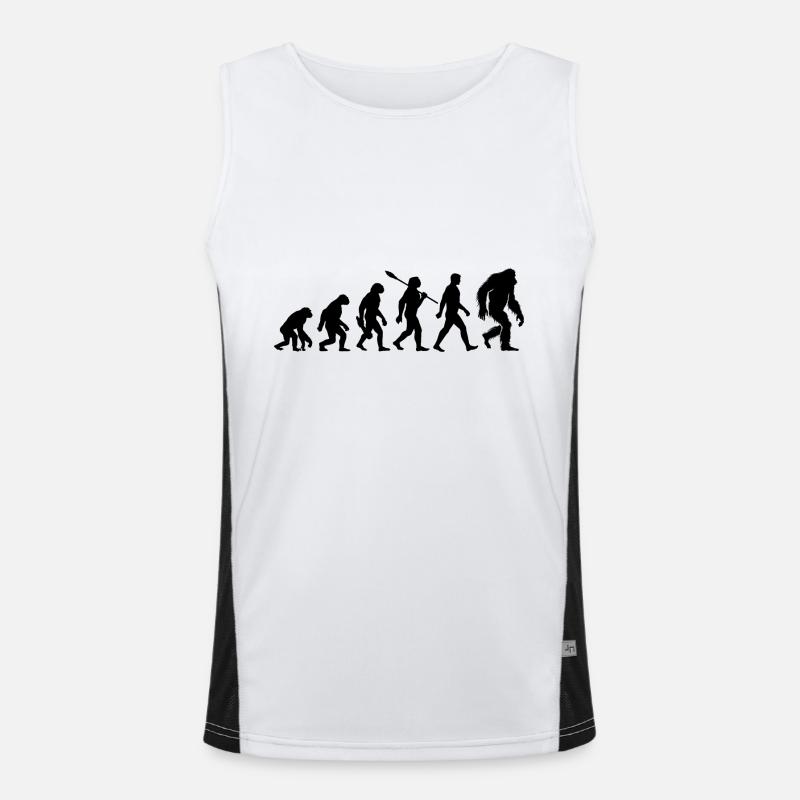 Evolution - Bigfoot - Yeti Men's Functional Contrast Tank Top 