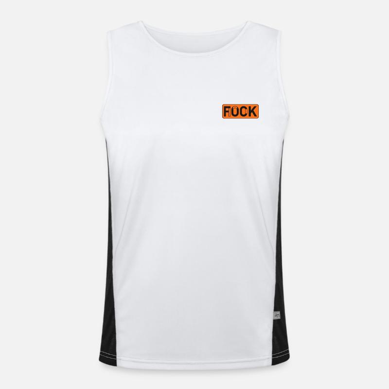 AOOK design Men's Functional Contrast Tank Top 