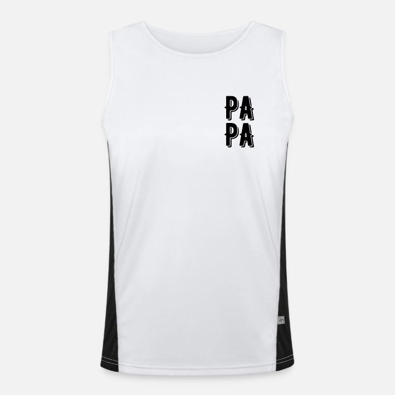 dad Men's Functional Contrast Tank Top 