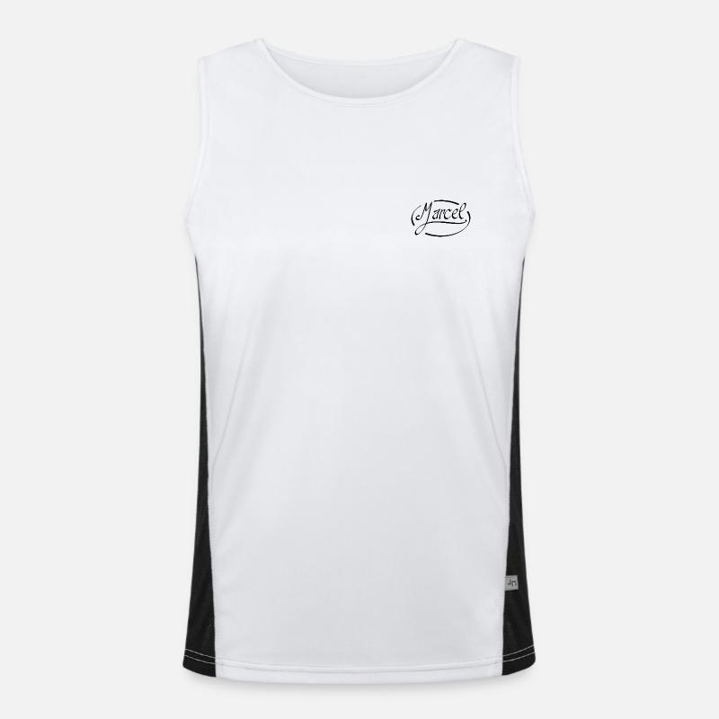 String-Weste Funktionelles Kontrast-Tank Top für Männer 