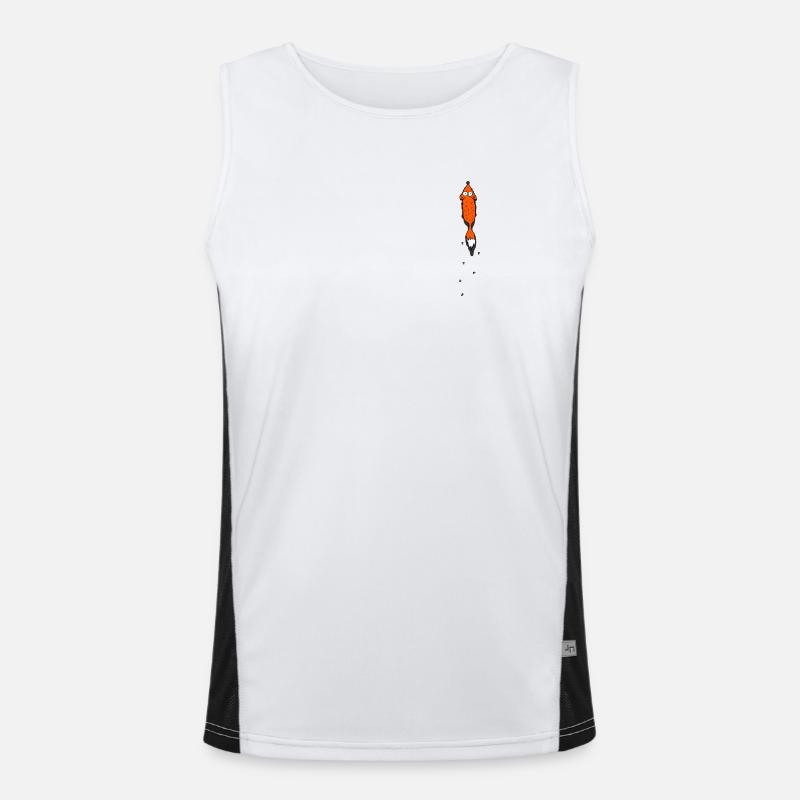Fuchs Funktionelles Kontrast-Tank Top für Männer 