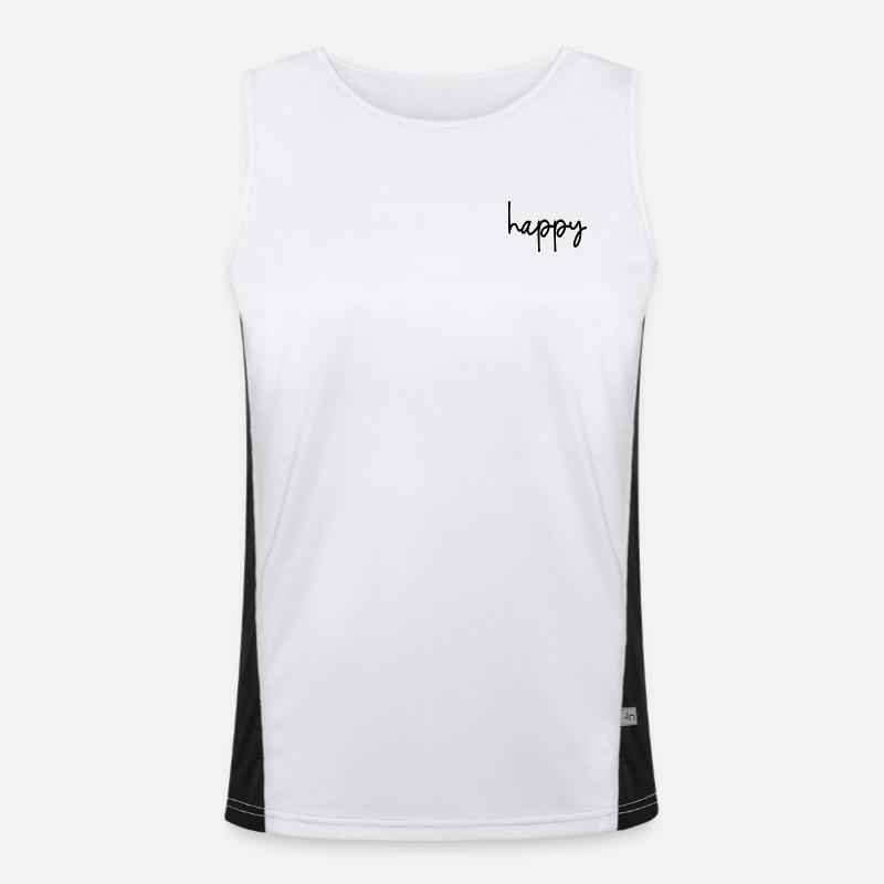 Happy Men's Functional Contrast Tank Top 