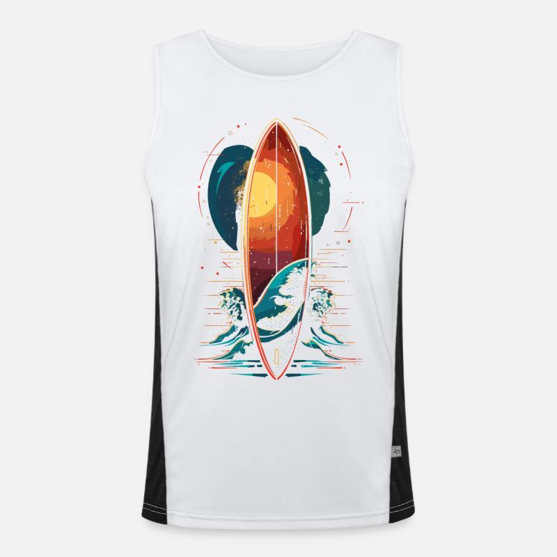 Surfboard Men's Functional Contrast Tank Top 