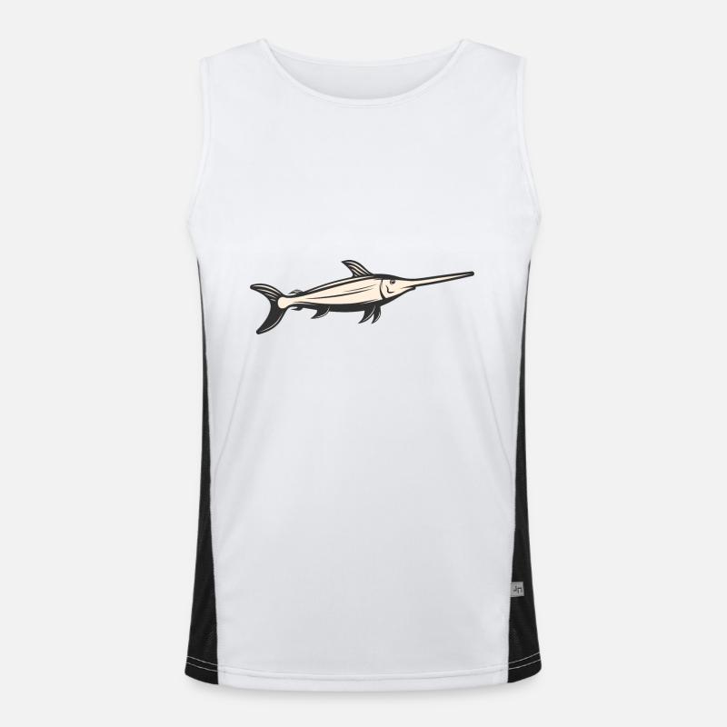 Meerestiere Funktionelles Kontrast-Tank Top für Männer 