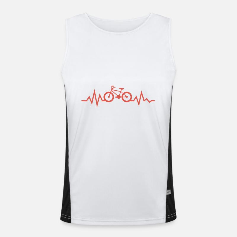 Fahrrad Funktionelles Kontrast-Tank Top für Männer 