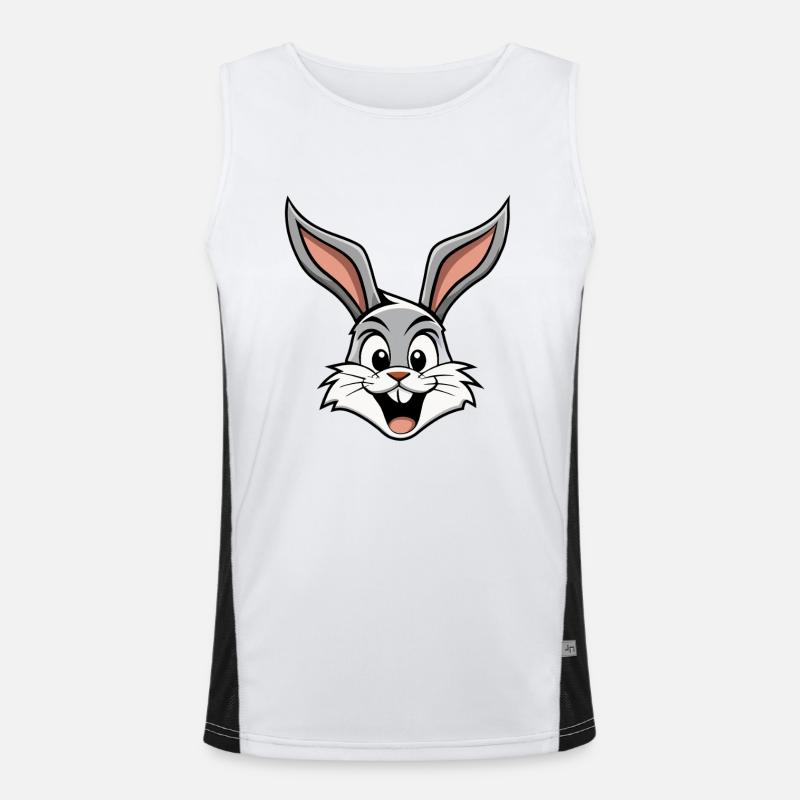 Happy Easter - Easter Bunny - Easter Egg - Gift Men's Functional Contrast Tank Top 
