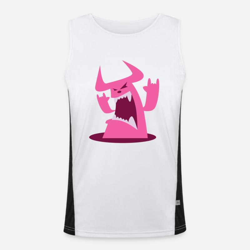 devil Men's Functional Contrast Tank Top 
