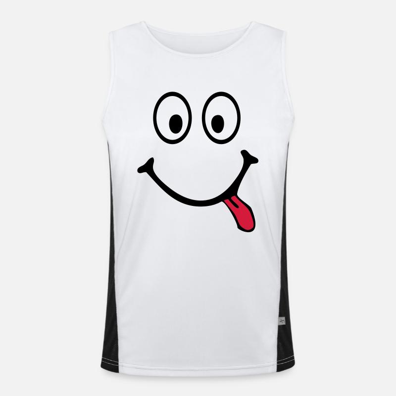 smiley Débardeur respirant contrasté Homme 