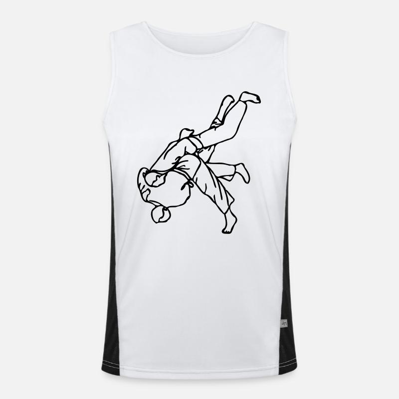 technique de judo Débardeur respirant contrasté Homme 