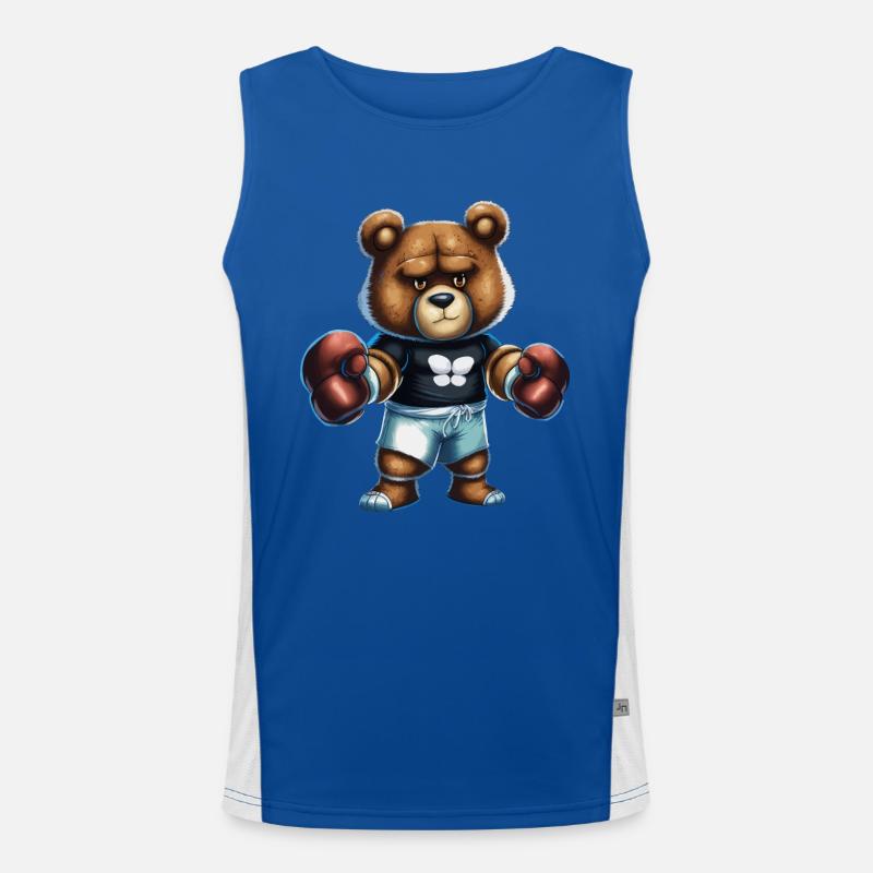 Ours de boxe Débardeur respirant contrasté Homme 