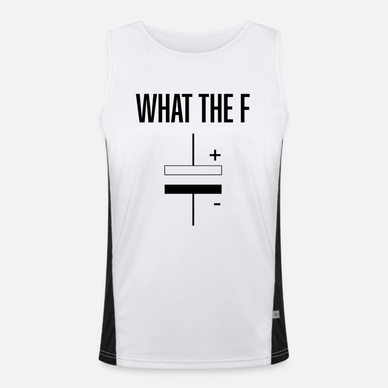 Qu’est-ce que le F - Capacitance Capacitance Unit Farad Débardeur respirant contrasté Homme 