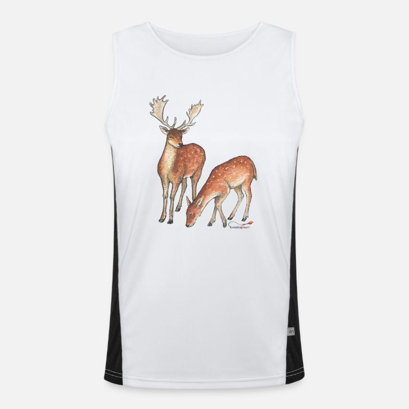 Daims et biche Débardeur respirant contrasté Homme 