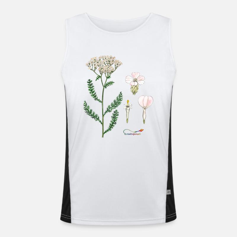 Schafgarbe Funktionelles Kontrast-Tank Top für Männer 