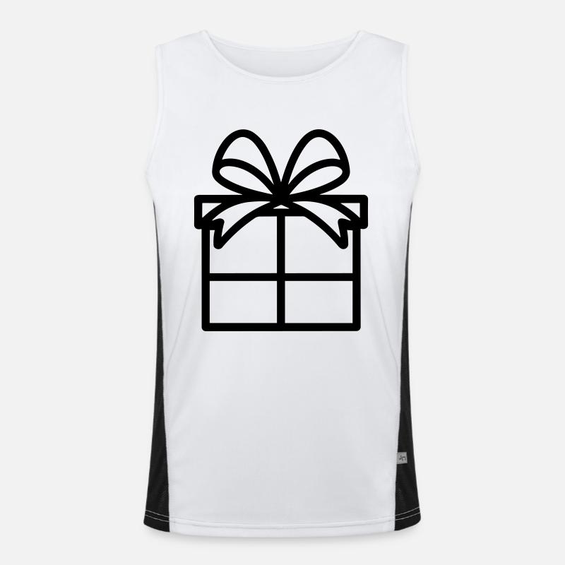 Small Gift Box Men's Functional Contrast Tank Top 