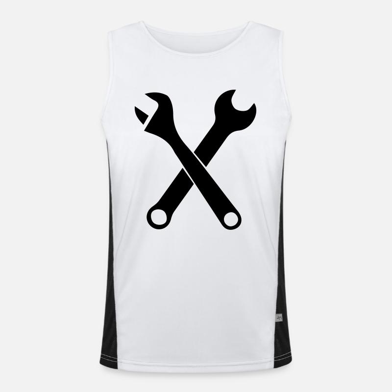 Tool Wrench Men's Functional Contrast Tank Top 