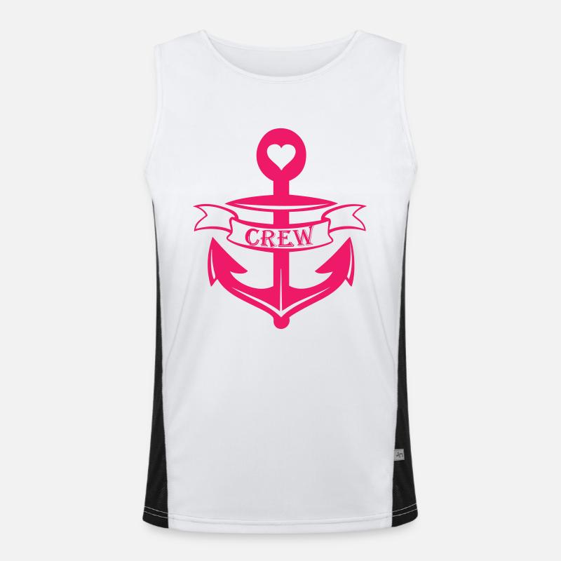 Anker Crew Funktionelles Kontrast-Tank Top für Männer 