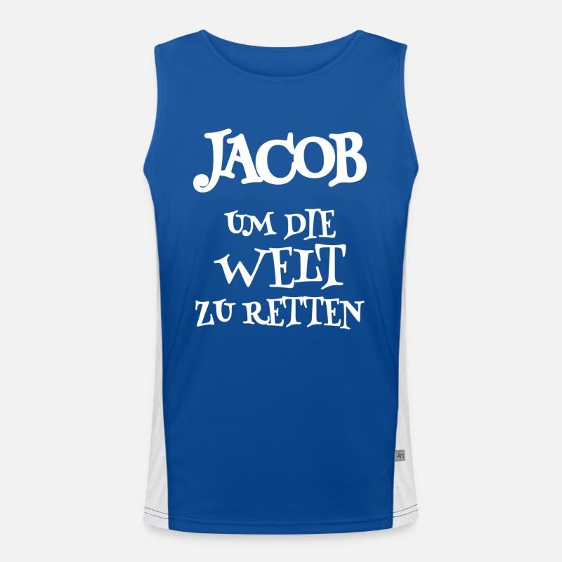 Retter Jacob Funktionelles Kontrast-Tank Top für Männer 