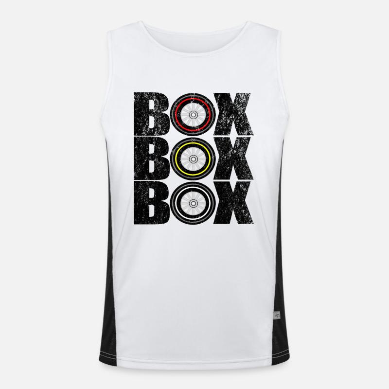 Black Box Box Conception pneus de cours Men's Functional Contrast Tank Top 