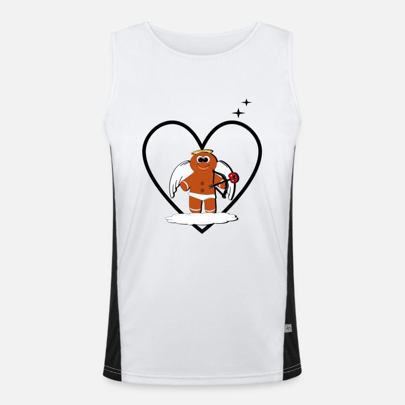 Amor Elsass Funktionelles Kontrast-Tank Top für Männer 
