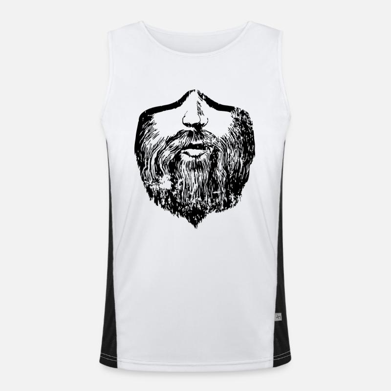 Beard Men's Functional Contrast Tank Top 