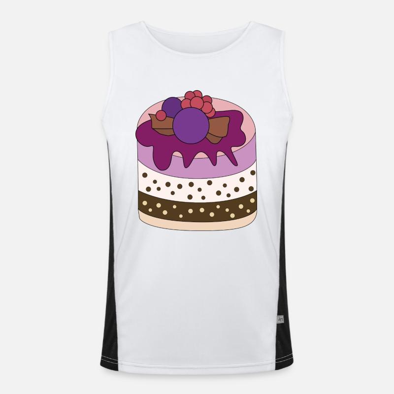 Törtchen Funktionelles Kontrast-Tank Top für Männer 