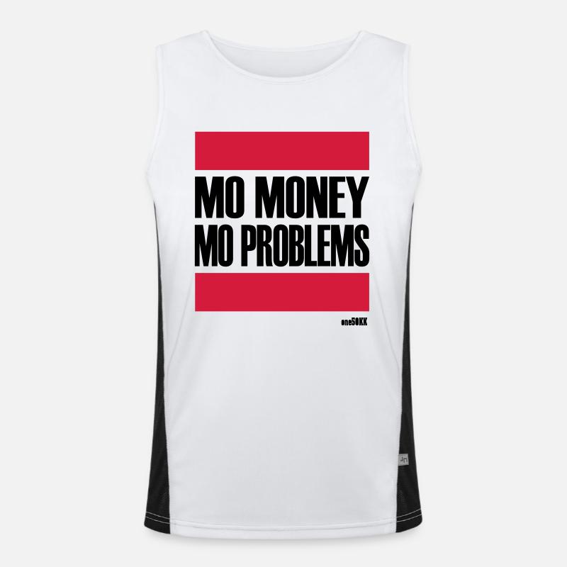 MORE MONEY MORE PROBLEMS Men's Functional Contrast Tank Top 