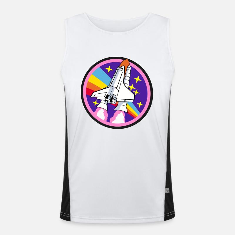 Rakete Funktionelles Kontrast-Tank Top für Männer 