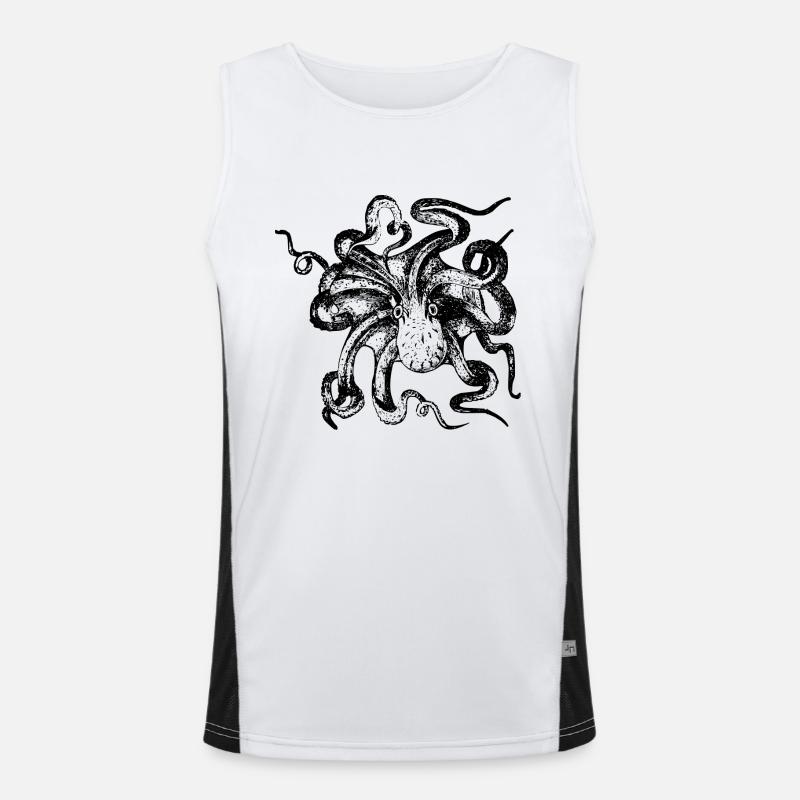 octopus Men's Functional Contrast Tank Top 