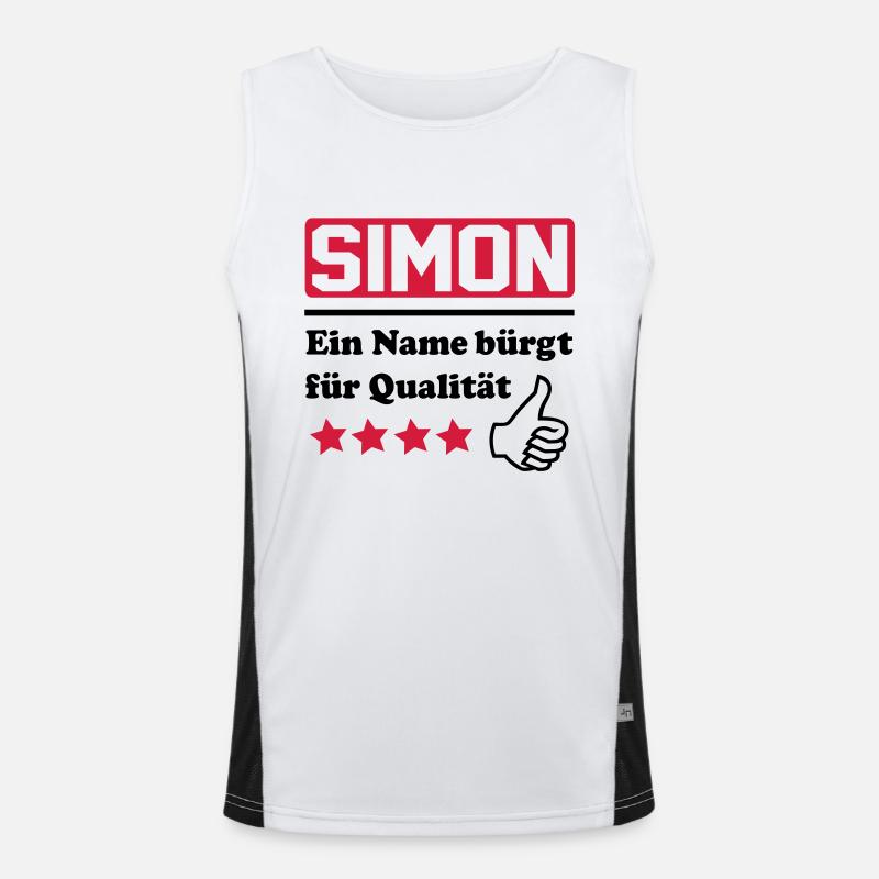 simon Funktionelles Kontrast-Tank Top für Männer 
