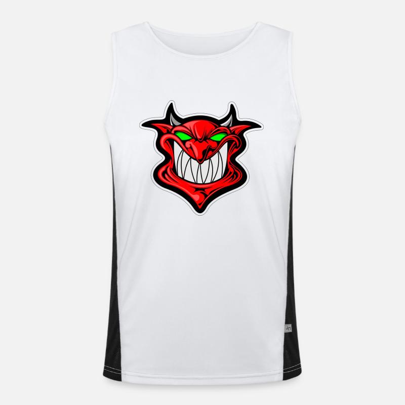 diable Débardeur respirant contrasté Homme 