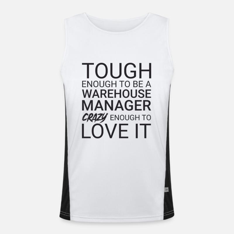 Warehouse Manager Crazy Funktionelles Kontrast-Tank Top für Männer 