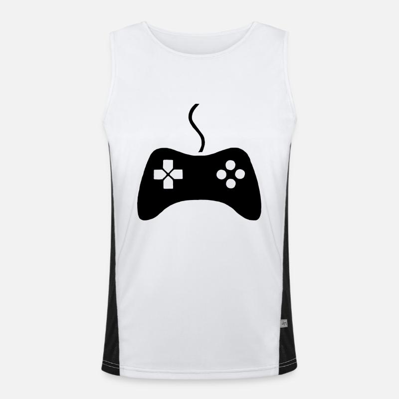 Controller Flat Funktionelles Kontrast-Tank Top für Männer 