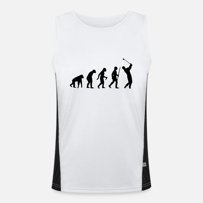 GOLF EVOLUTION Funktionelles Kontrast-Tank Top für Männer 