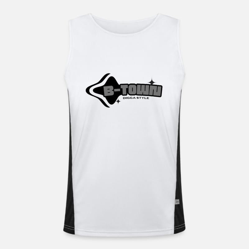 Diggastyle Men's Functional Contrast Tank Top 