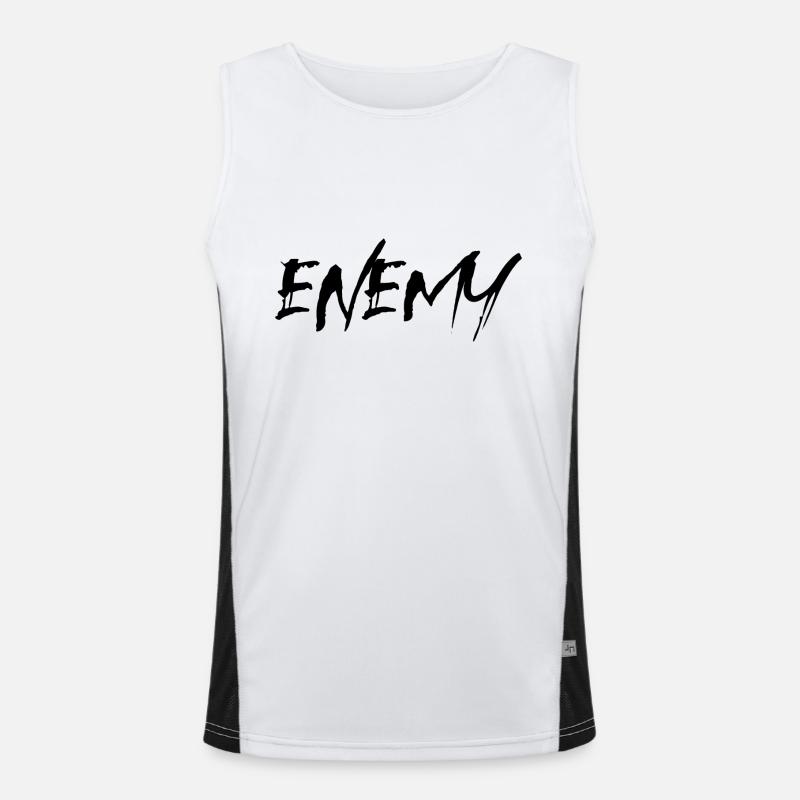 Enemy Funktionelles Kontrast-Tank Top für Männer 